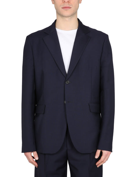 ACNE STUDIOS Signature Wool Jacket with Notched Lapels