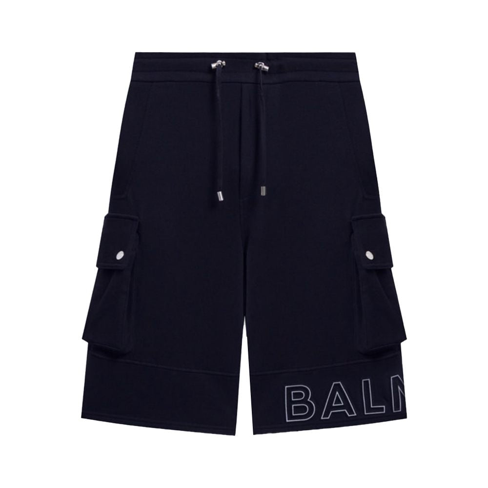 BALMAIN Embossed Reflect Cargo Shorts