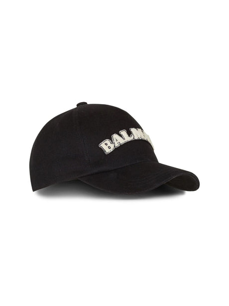 BALMAIN Embroidered Logo Baseball Cap