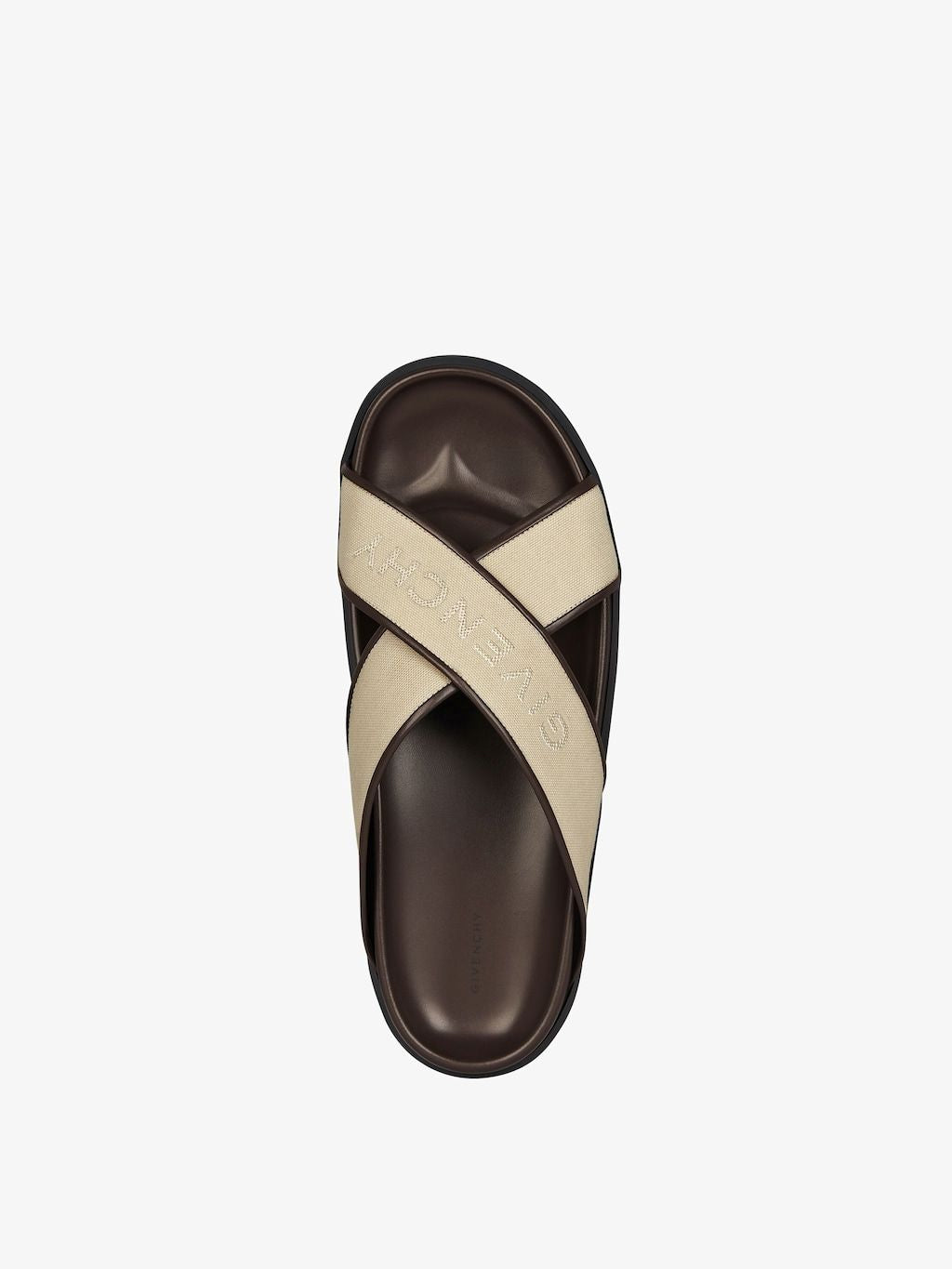 GIVENCHY Men's Tan Plage Sandals for FW24