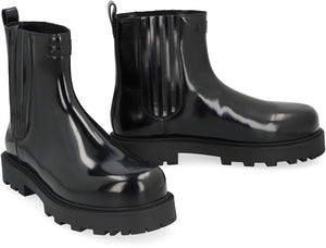 GIVENCHY Boots Chelsea Da Đen Mini Cho Mùa Thu Đông 2023