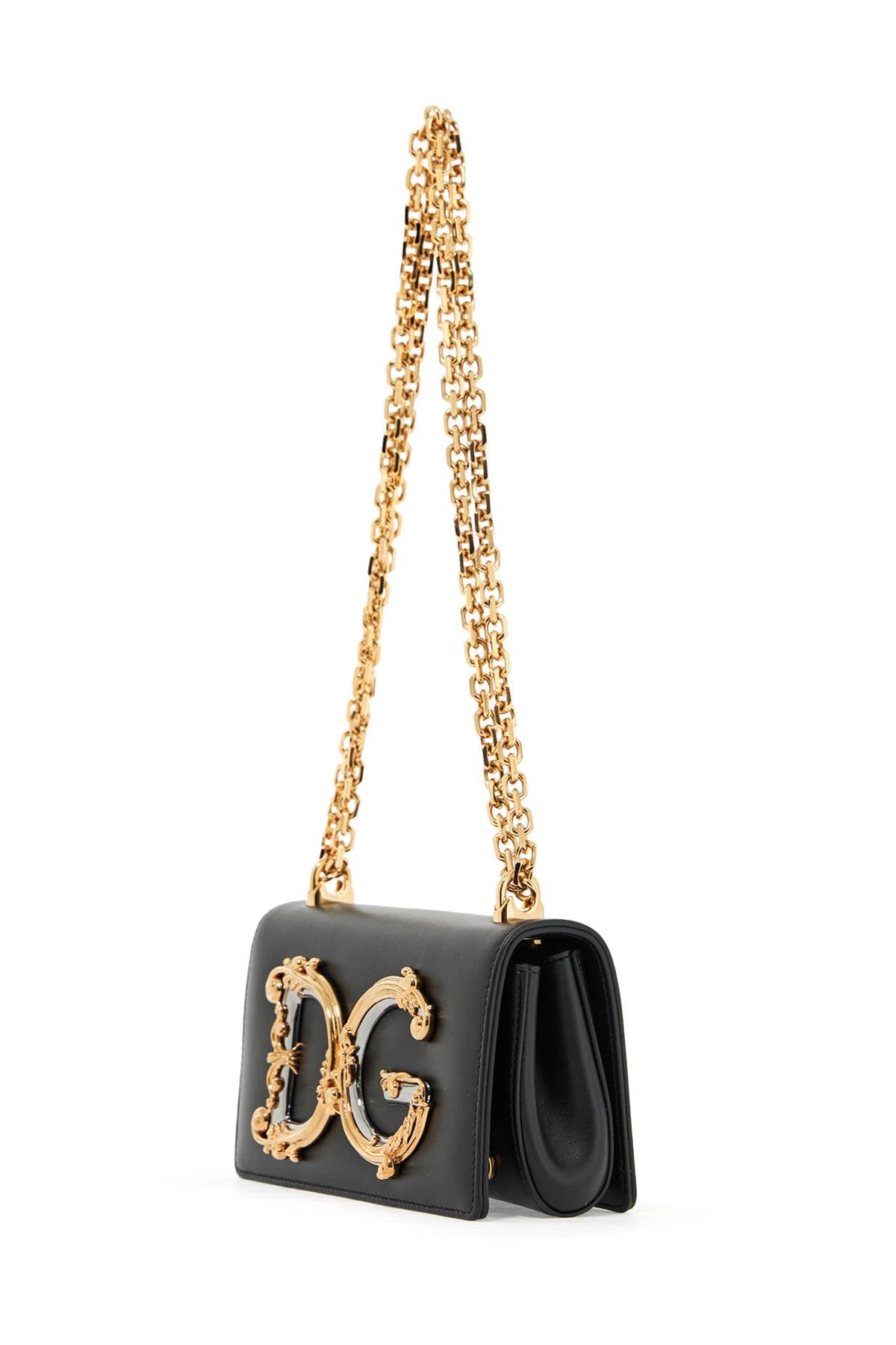 DOLCE & GABBANA Elegant Mini Crossbody Leather Clutch