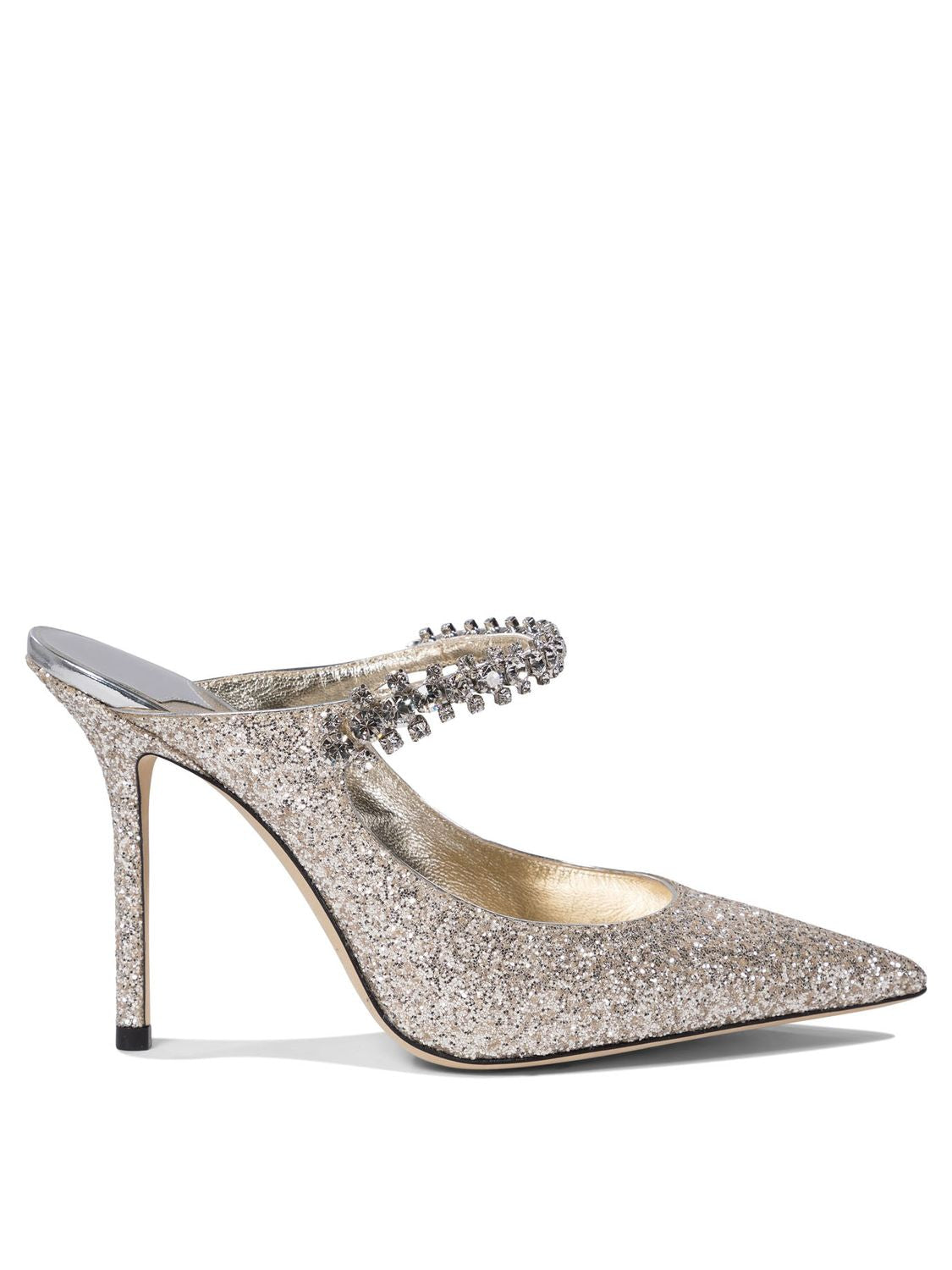 JIMMY CHOO Luxury Glitter Sandals for Women