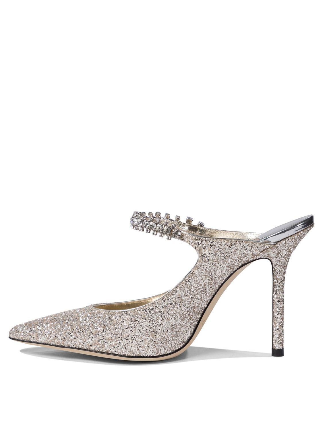 JIMMY CHOO Luxury Glitter Sandals for Women