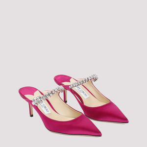 JIMMY CHOO Pink & Purple Crystals Sandals for Women - SS24 Collection