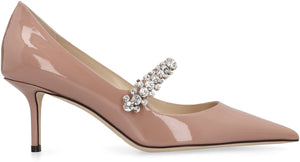 JIMMY CHOO Elegant Ballet Pink Patent Leather Pumps for Women