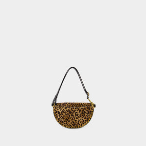 ISABEL MARANT Chic Printed Calf Hair Mini Shoulder Bag