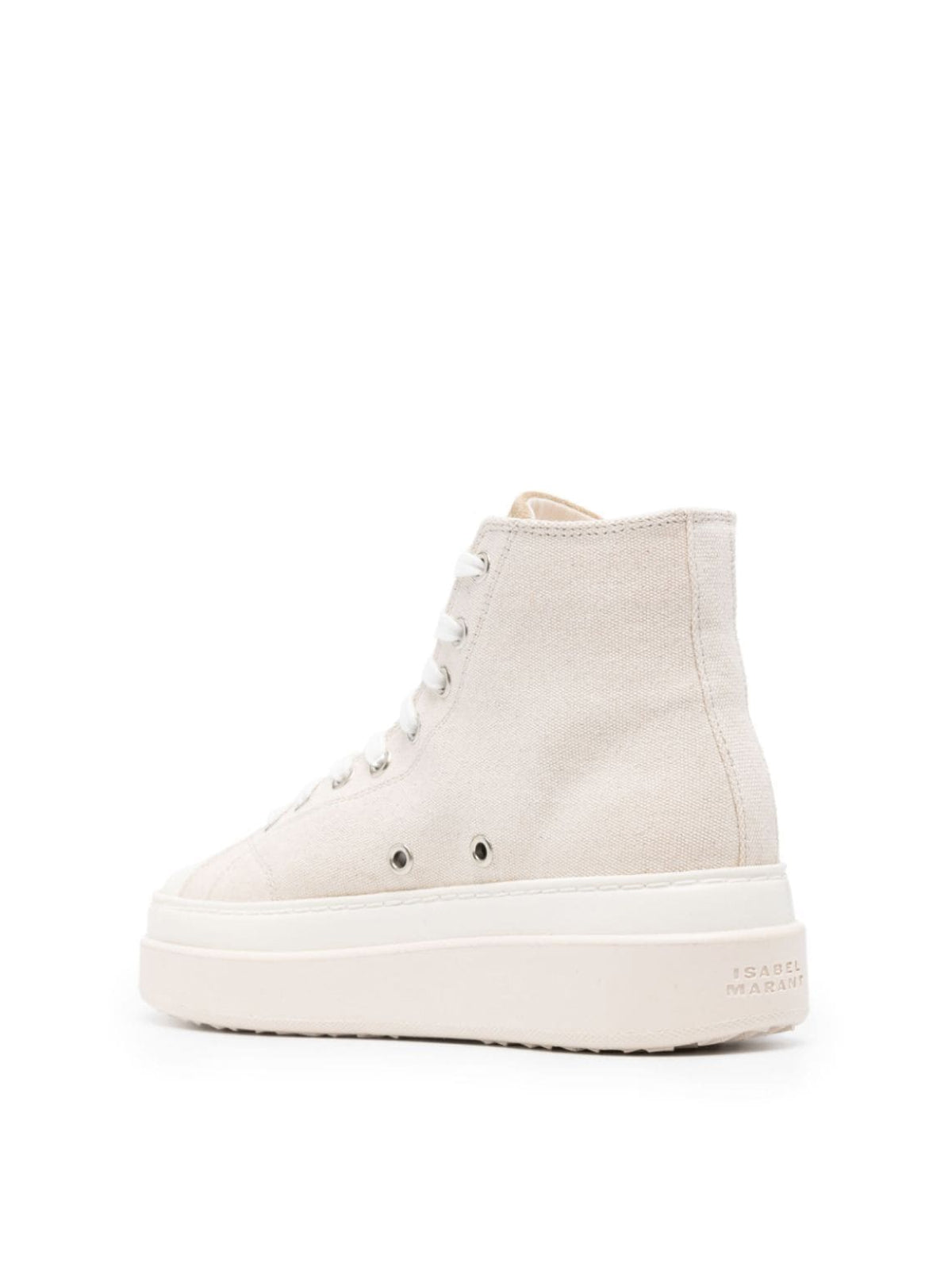 ISABEL MARANT Ecru High-Top Sneakers for Women