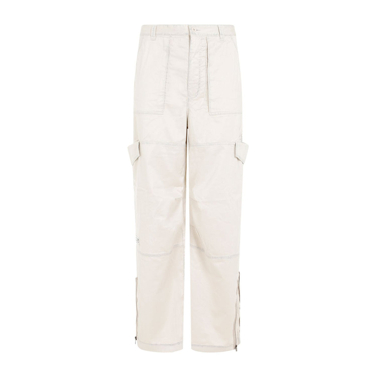 ACNE STUDIOS Microfiber Cargo Pants with Adjustable Waist - Size IT 48