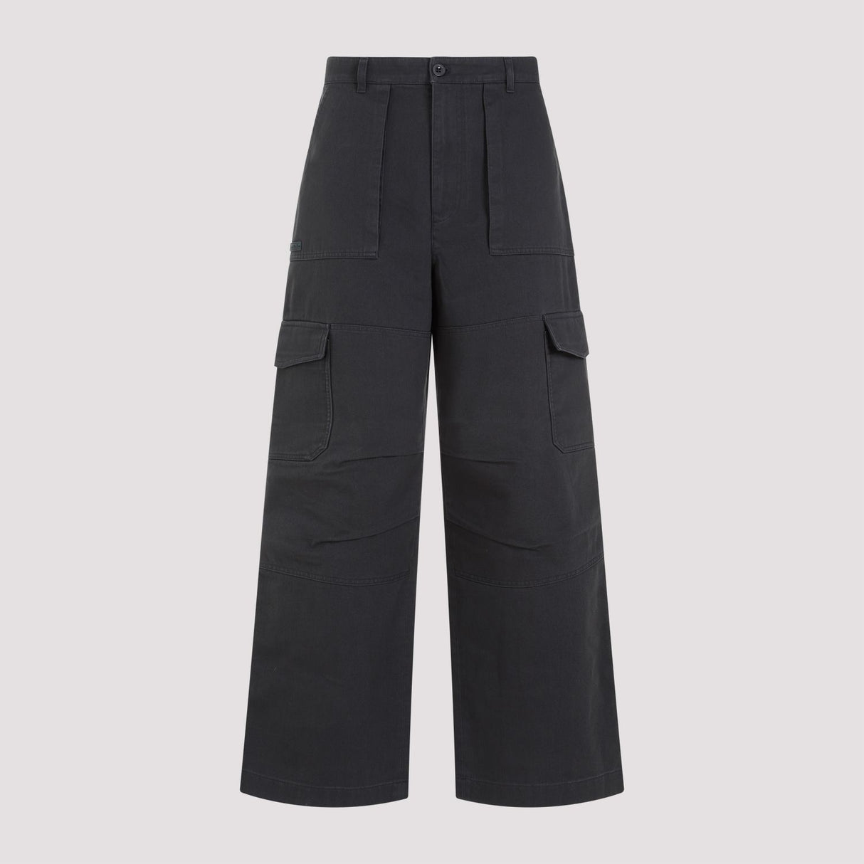 ACNE STUDIOS Men's Dark Grey Cargo Pants for SS24 Collection