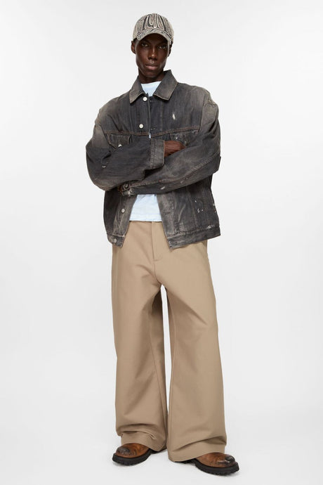 ACNE STUDIOS Double Cotton Twill Trousers for Men