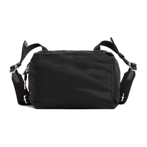 GIVENCHY Men's Mini Pandora Handbag in Black Polyamide Blend 20x16x12cm