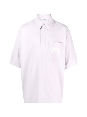 ACNE STUDIOS Oversized Bubble Logo Polo Shirt