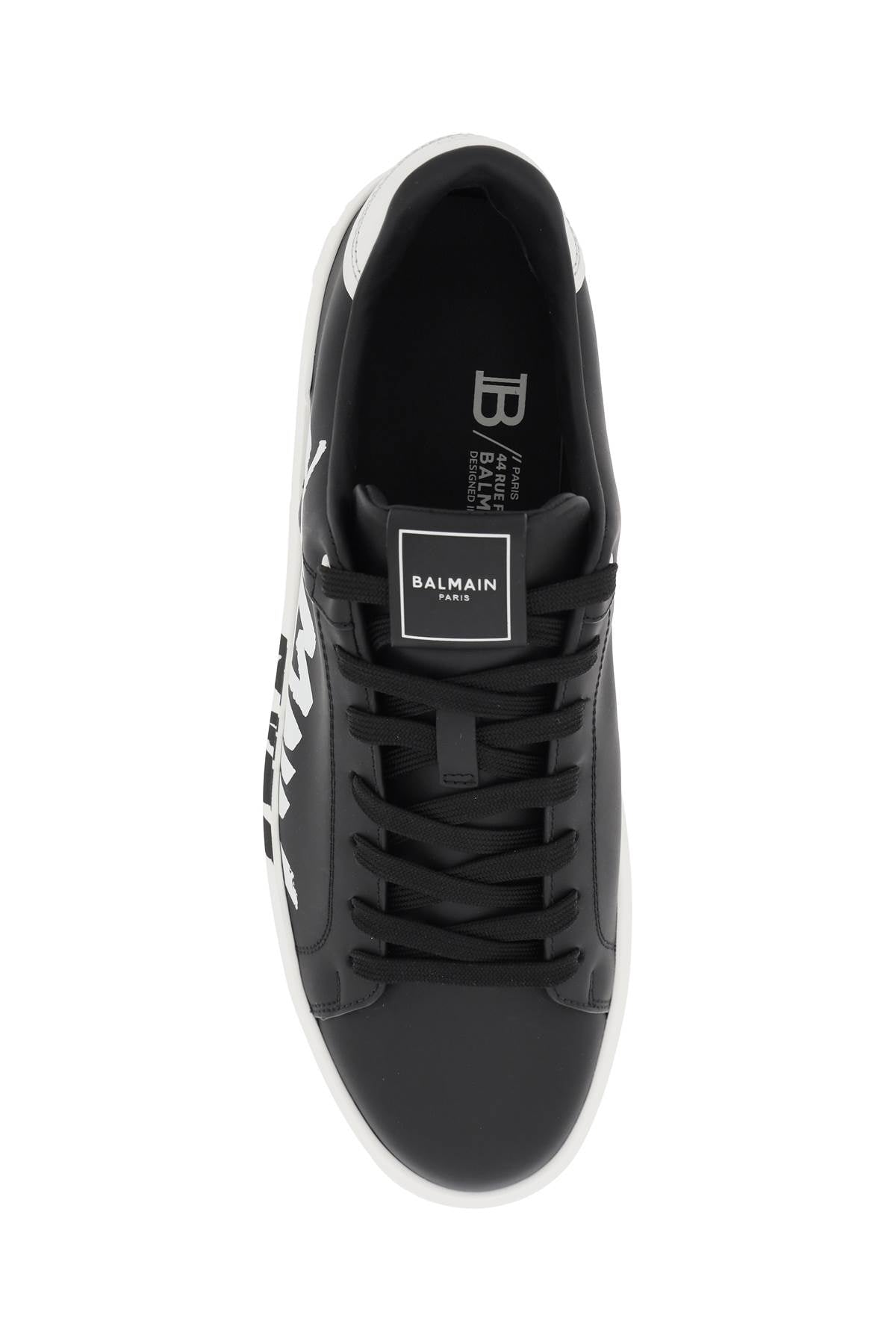 BALMAIN B-COURT LOGO PRINT Sneaker WITH