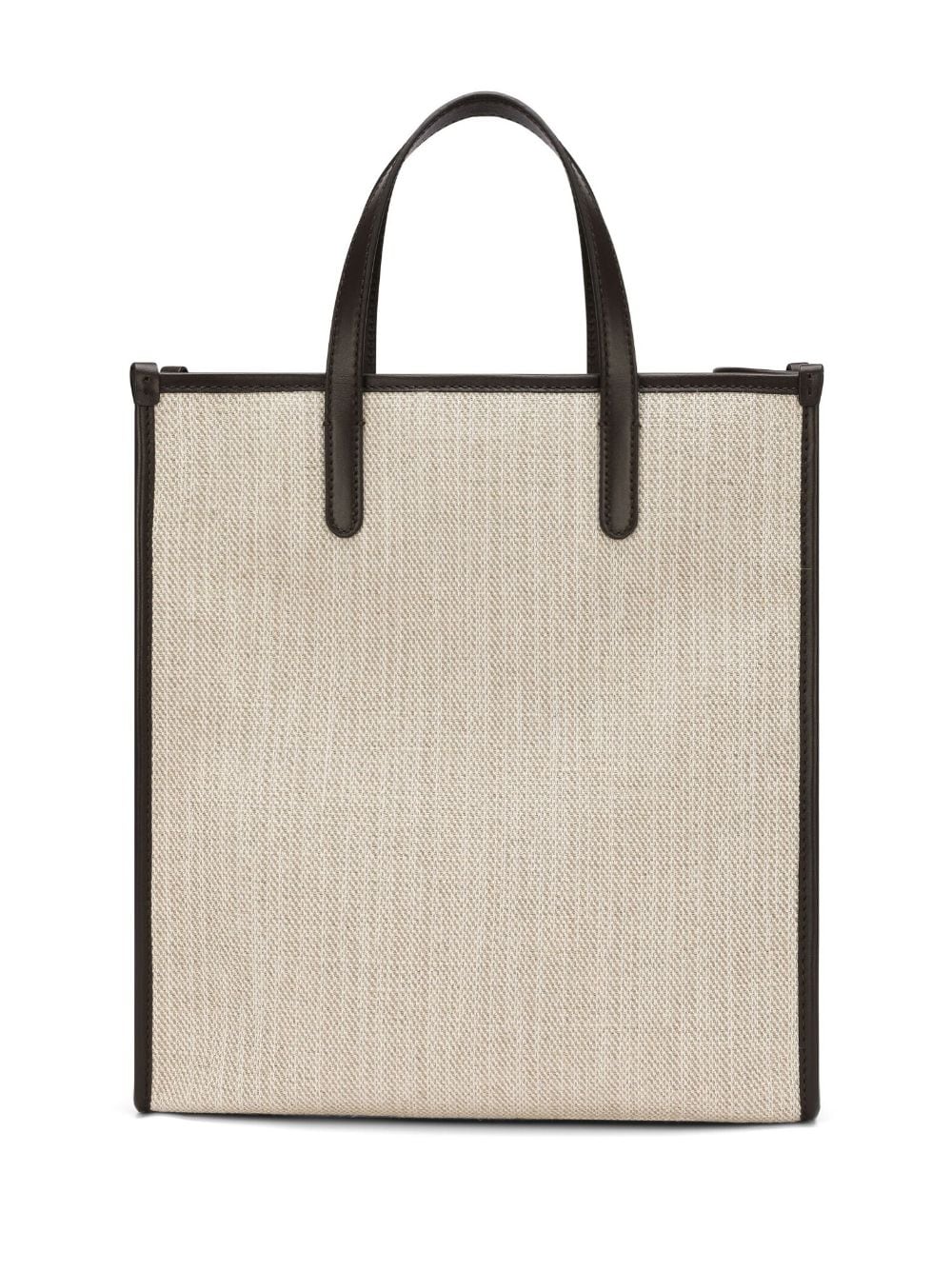 DOLCE & GABBANA Men's Tan Cotton Tote Handbag for Fall/Winter 2023