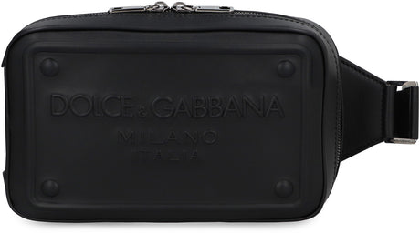 DOLCE & GABBANA Luxurious Leather Belt Handbag - Men's Fashion Essential for FW23