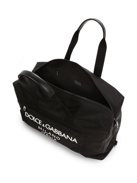 DOLCE & GABBANA Executive Nylon Shopper Tote