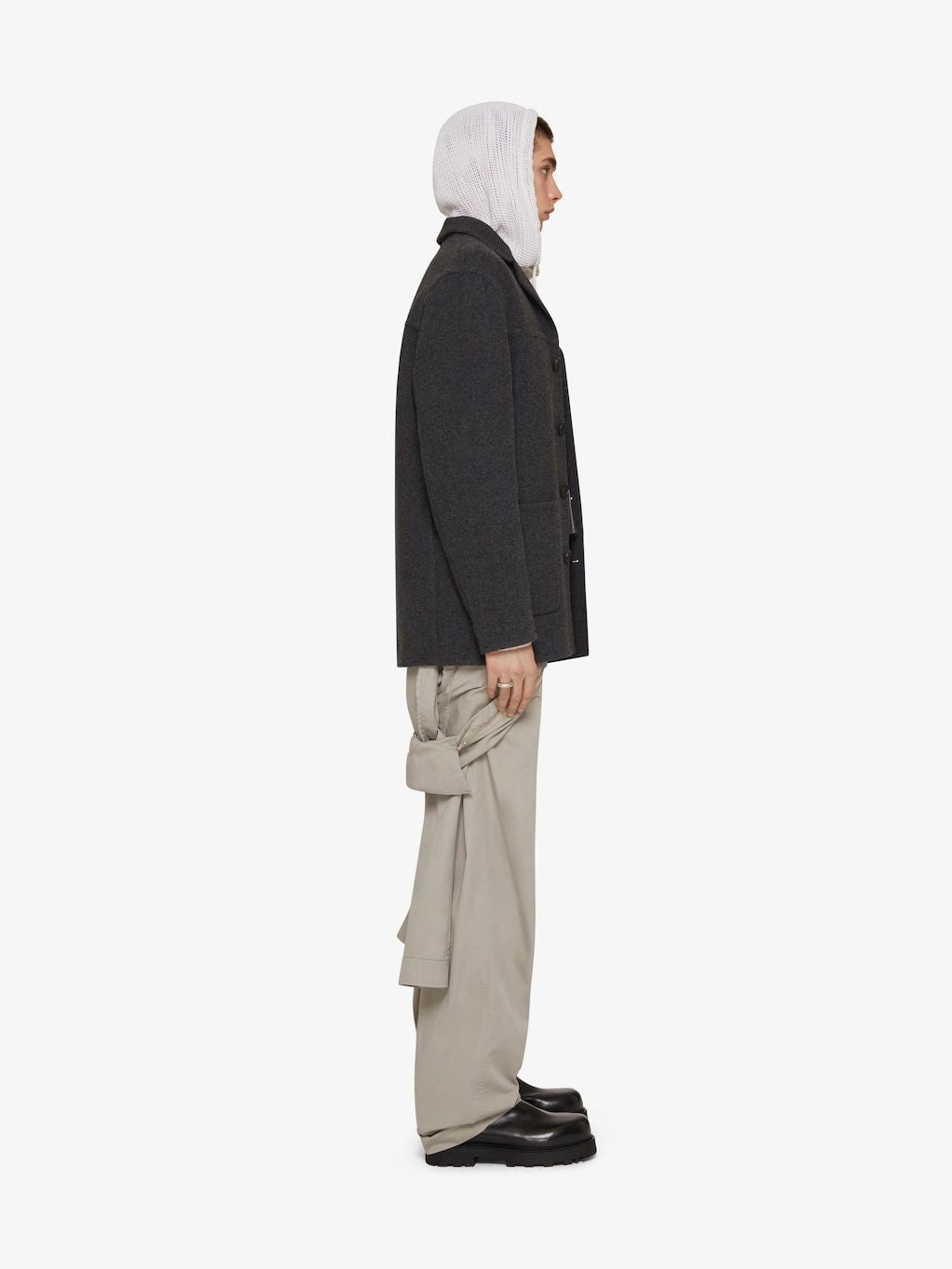 GIVENCHY Men's Double Face Wool Blend Jacket - Fall/Winter 2024