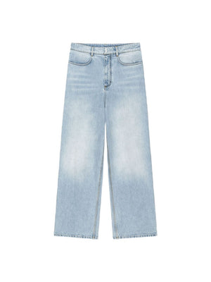 GIVENCHY Modern Low Rise Wide Leg Jeans in Blue