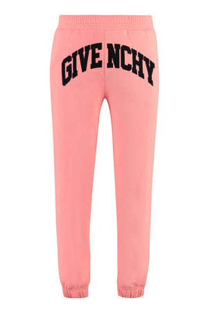 GIVENCHY Men's Logo Print Sweatpants in Coral for SS23