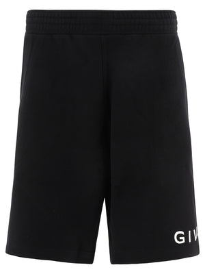 GIVENCHY Men's Black 'Archetype' Shorts for FW24 Collection