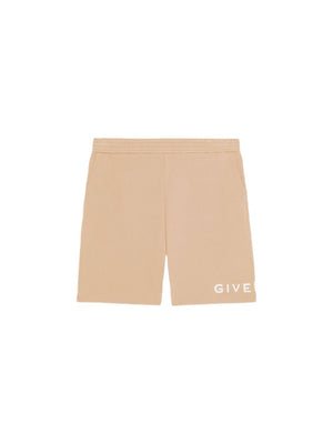 GIVENCHY Essential Logo Cotton Knee-Length Shorts for Men