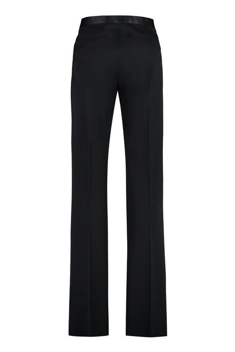 GIVENCHY Tailored Black Wool Trousers for Men