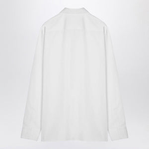 GIVENCHY Elegant White Long Sleeve Cotton Shirt