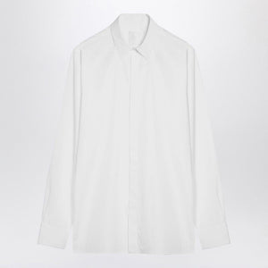 GIVENCHY Elegant White Long Sleeve Cotton Shirt