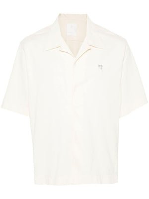 GIVENCHY Essential Ivory Cotton Shirt for Men