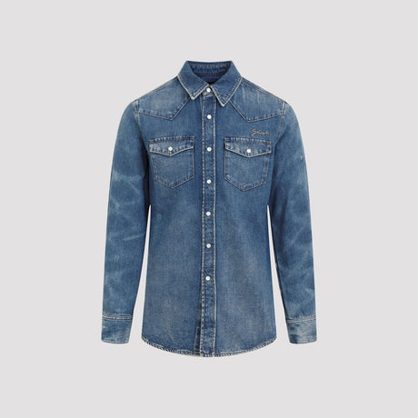 GIVENCHY Classic Cotton Button-Up Shirt for Men - FW24