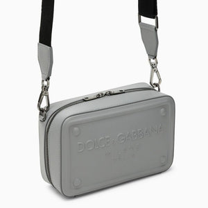 DOLCE & GABBANA Mini Grey Crossbody Bag for Men