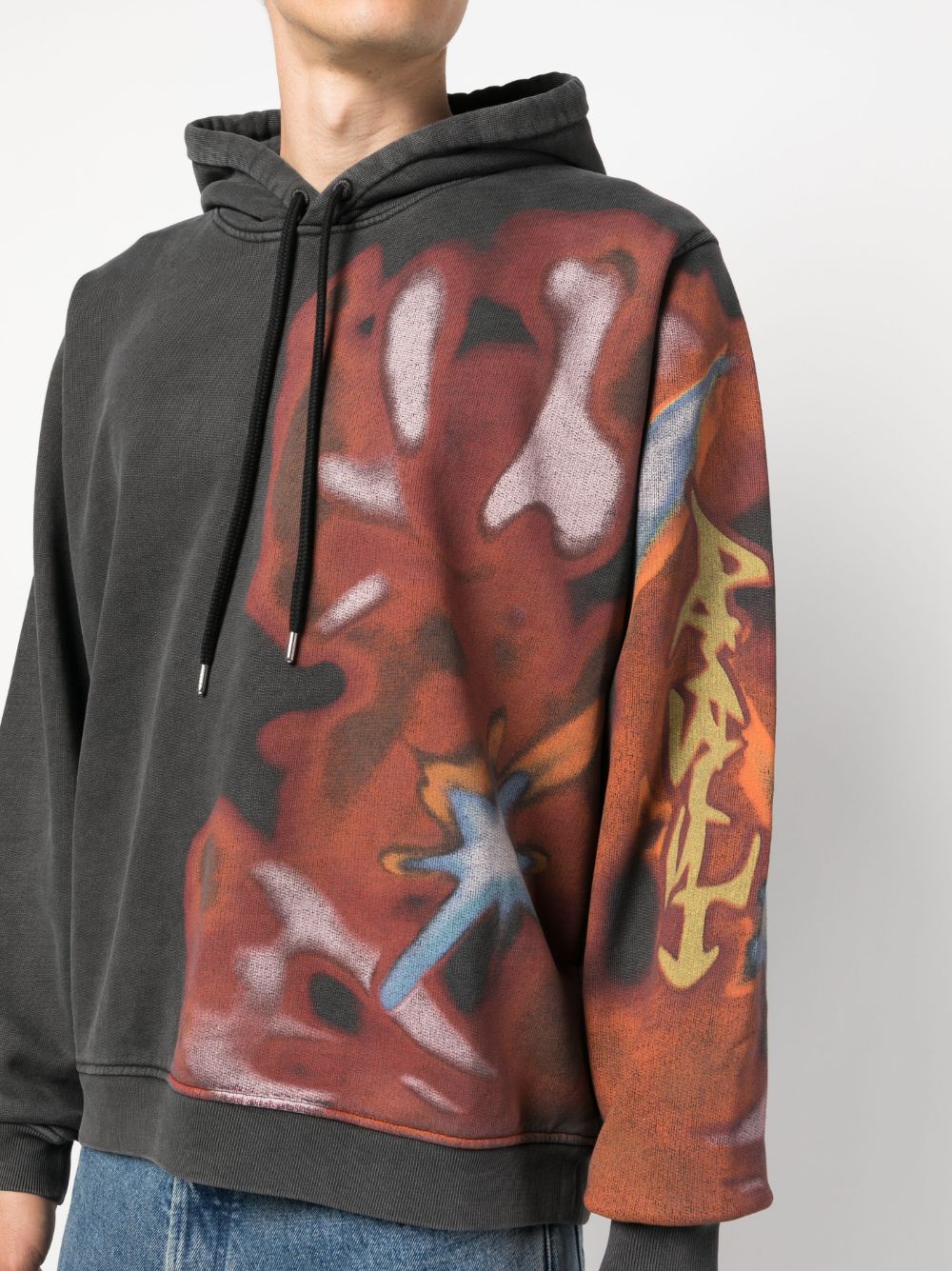 AMBUSH Men's Graphic Hoodie with Drawcord