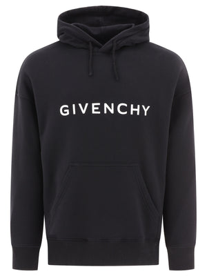 GIVENCHY Men's Fashion Tunic Hoodie for 2024 Season in Black