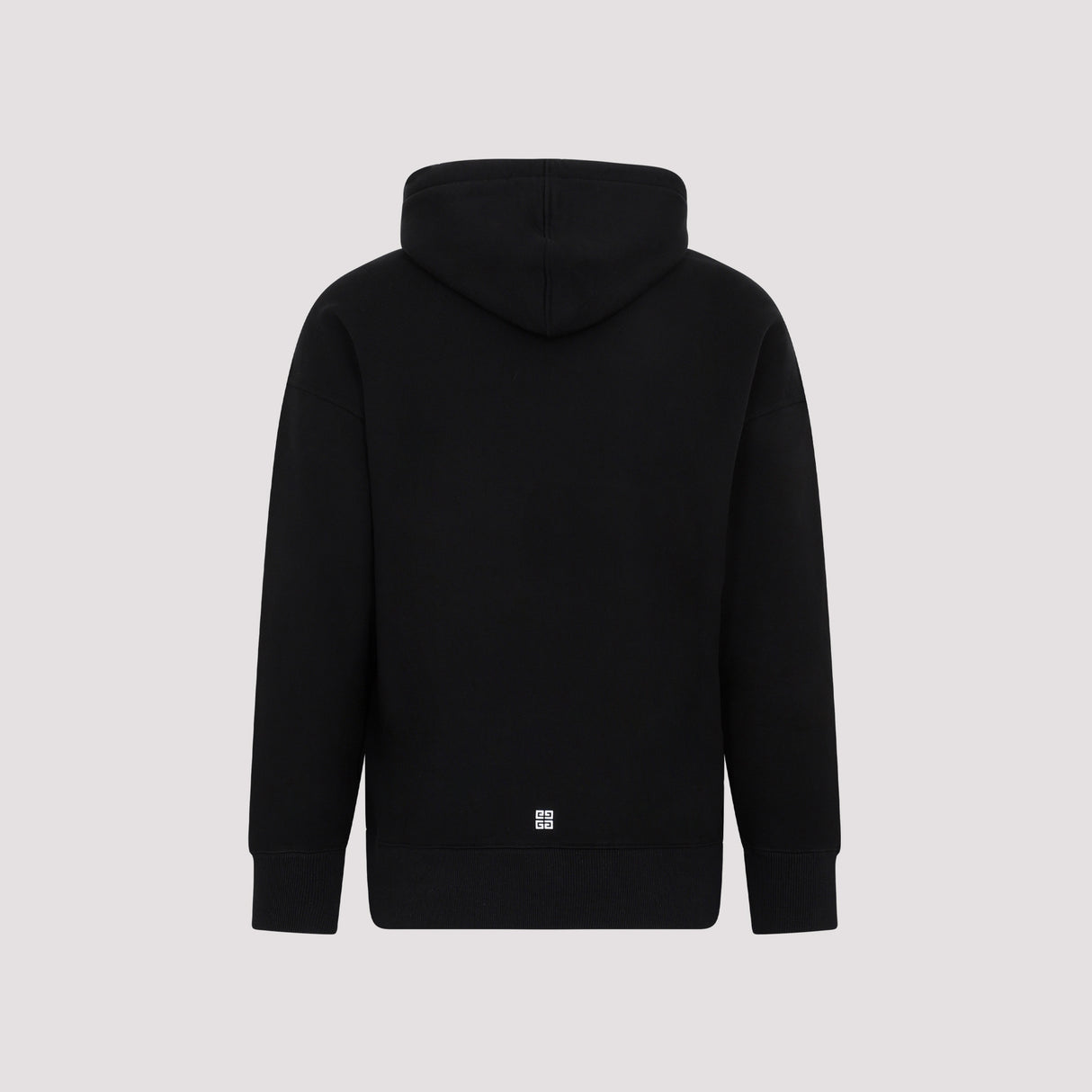 GIVENCHY Men's Black Cotton Hoodie for SS24