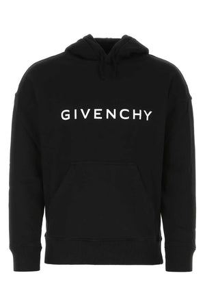 Men's Logo-Print Hoodie in Black by GIVENCHY