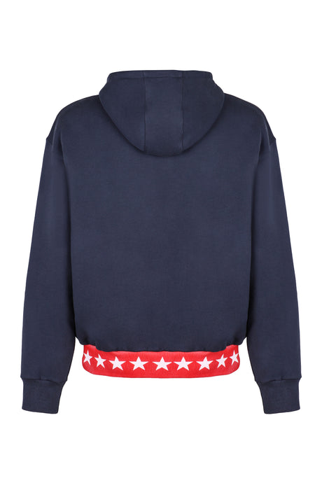 GIVENCHY Navy 100% Cotton Hoodie for Men