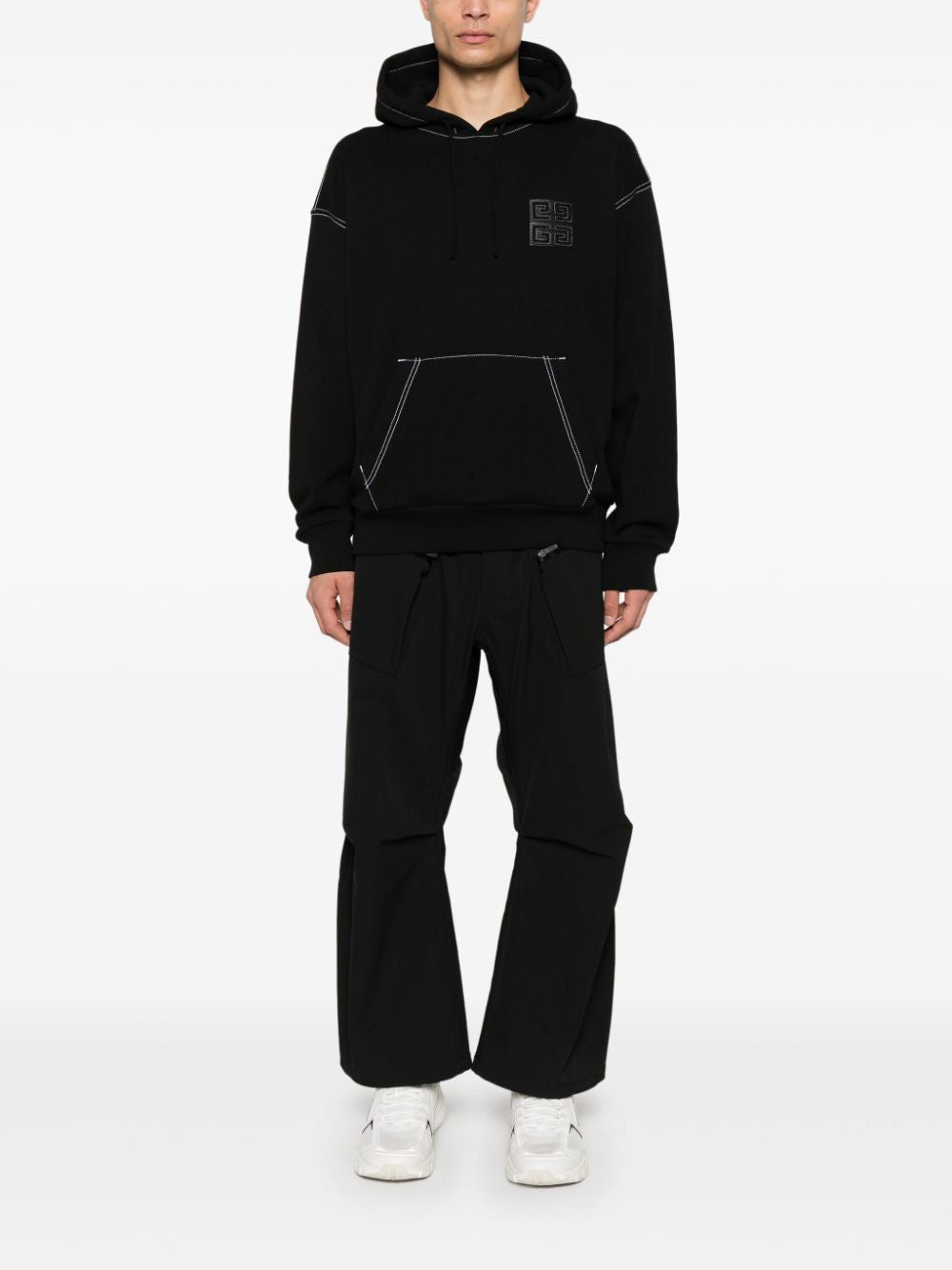 GIVENCHY Classic Black & White Sweatshirt for Men