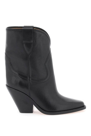 ISABEL MARANT Leyane Texan Leather Ankle Boots for Women