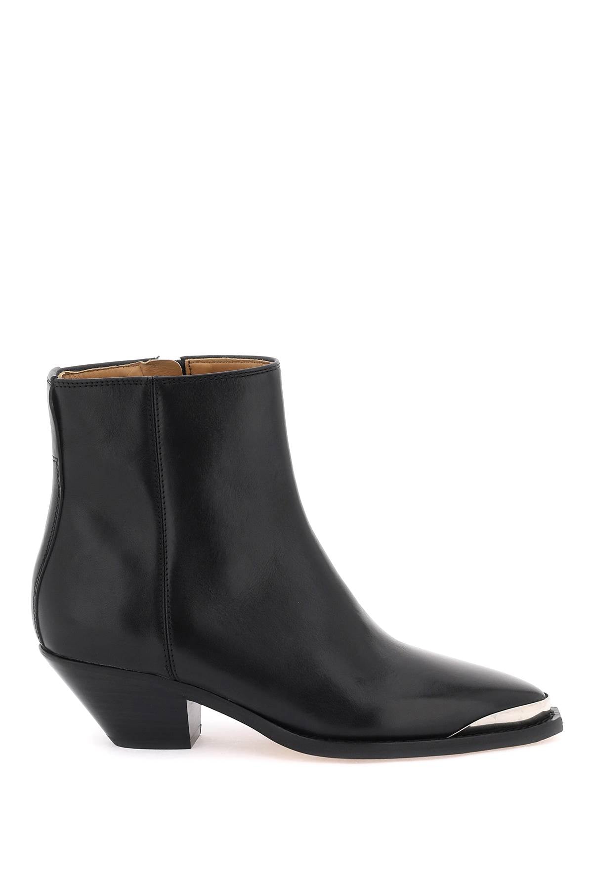 ISABEL MARANT Trendy Black Ankle Boots for Women - SS24 Collection