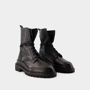 Giày Boots Đen Tuyền Lịch Lãm