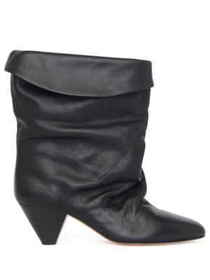 ISABEL MARANT Stylish High Heeled Leather Boots - 6cm Heel