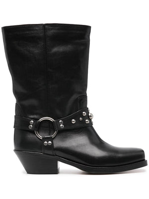 ISABEL MARANT Elegant Black Ankle Boots for Women