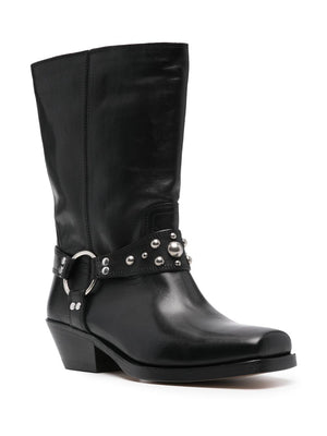 ISABEL MARANT Elegant Black Ankle Boots for Women