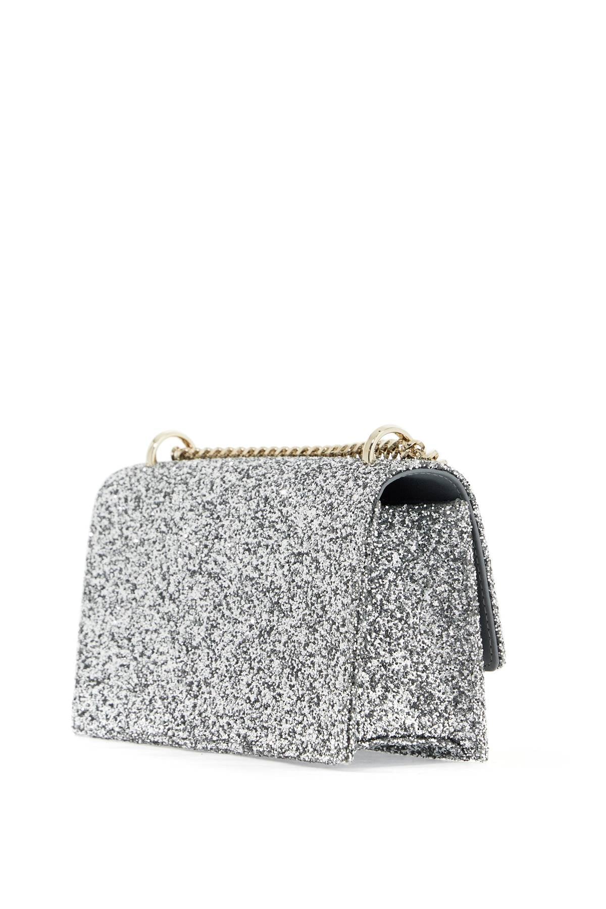 JIMMY CHOO Mini Glitter Crossbody Handbag