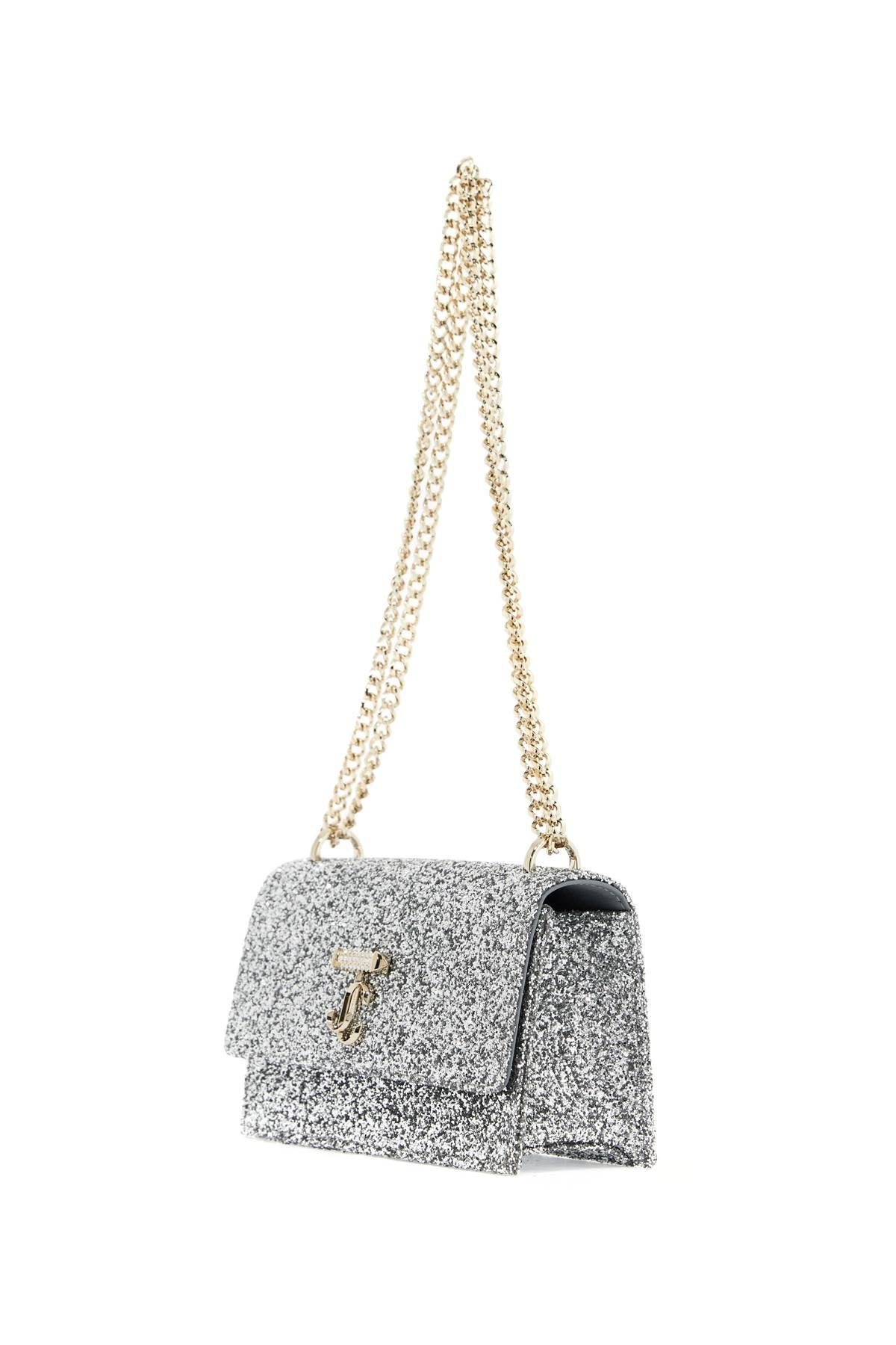 JIMMY CHOO Mini Glitter Crossbody Handbag