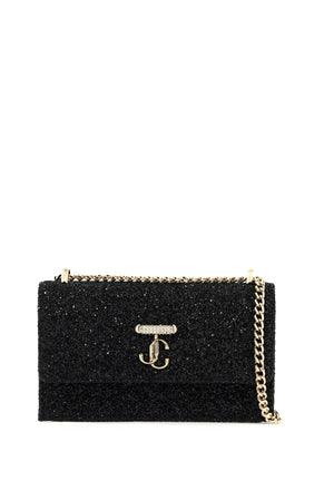 JIMMY CHOO Mini Glitter Crossbody Handbag