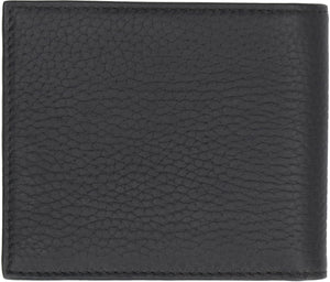 DOLCE & GABBANA Luxury Embossed Leather Bifold Wallet