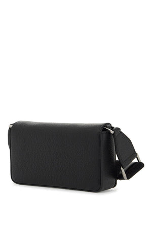 DOLCE & GABBANA Mini Leather Crossbody Bag with Adjustable Ribbon Strap