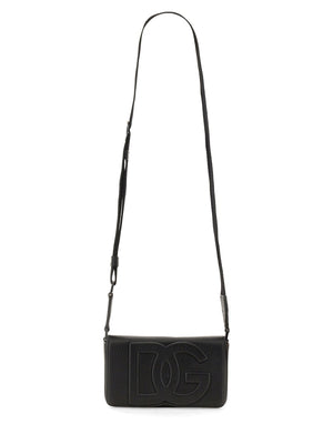 DOLCE & GABBANA Men's Mini Leather Handbag for FW24